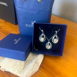 Swarovski earrings and necklaces